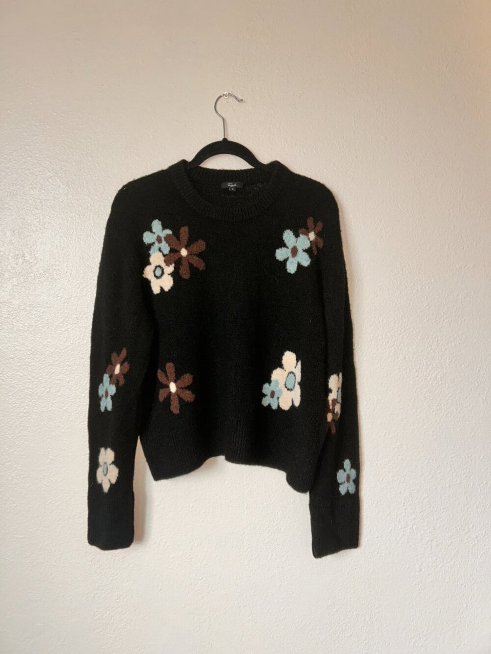 Rails Women's Black Daisy Sweater - XL